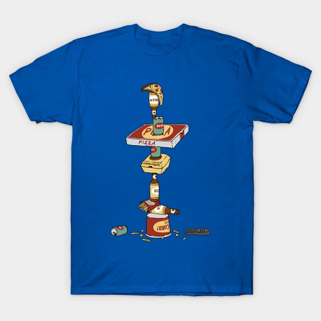 Zen Snacks T-Shirt by pigboom